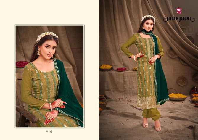 Rangoon Aachal Muslin Festive Wear Festive Wear Salwar suit Collection